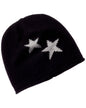 Sofiacashmere Intarsia Star Cashmere Beanie
