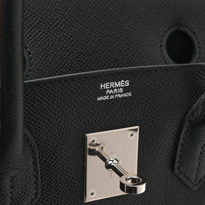 Epsom Birkin 30 Black