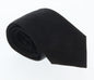 Emporio Armani Black solid 100% Silk Mens Tie