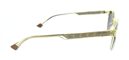 Maui Jim MJ0636S004 Retro Round Sunglasses Translucent Yellow Frame