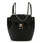 Caviar Quilted Mini Urban Spirit Backpack Black
