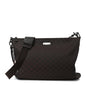 Nylon Monogram Messenger Bag  Dark Brown