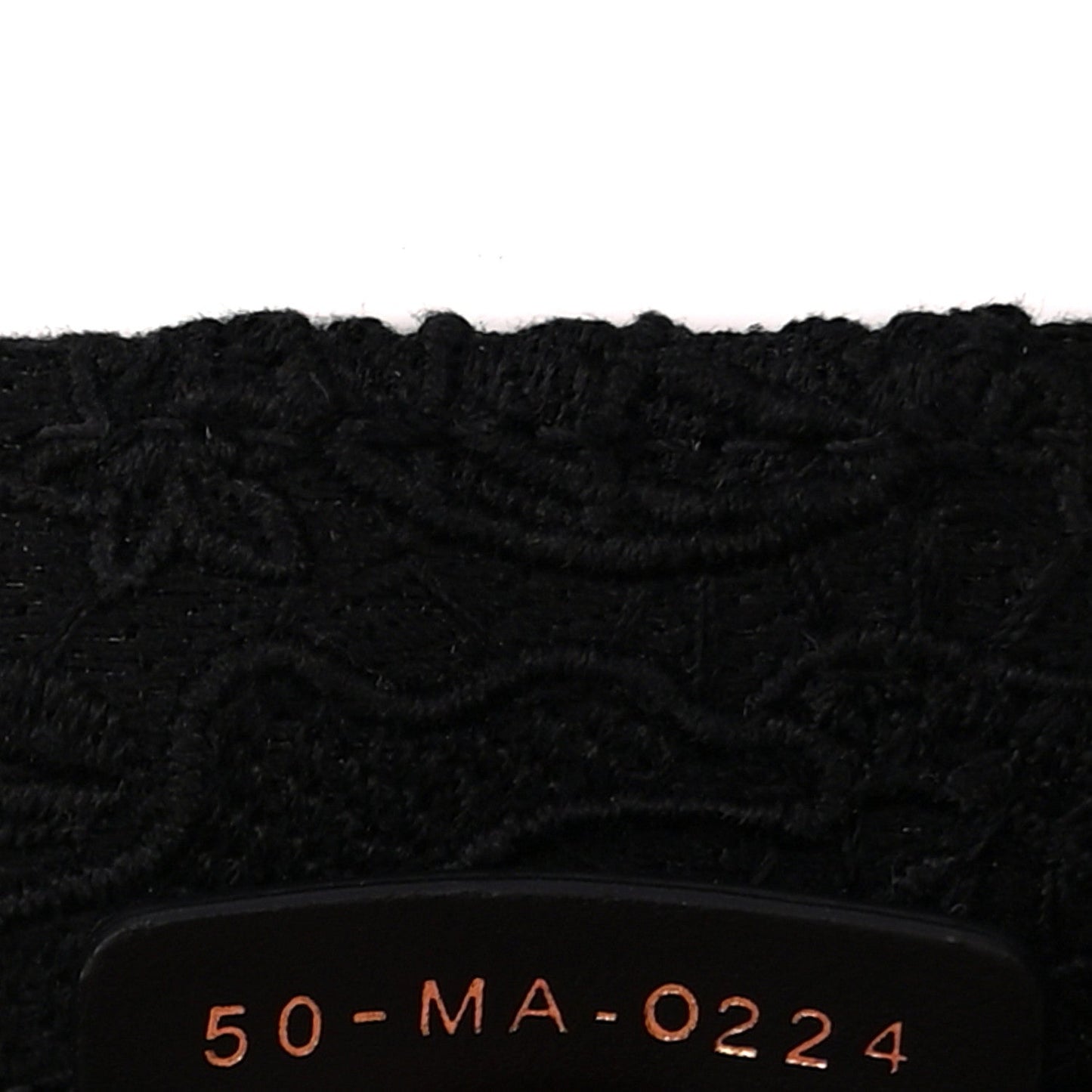 Embroidered 3D Macrame D-Lace Sun Medium Book Tote Black