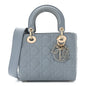 Lambskin Cannage Small My ABCDior Lady Dior Cloud Blue