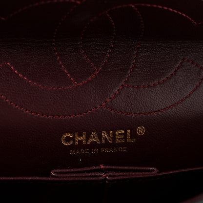 Aged Calfskin Quilted 2.55 Reissue 226 Flap Black