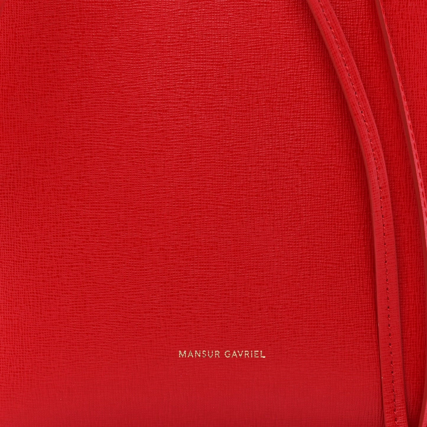 Saffiano Mini Bucket Bag Flamma