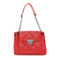 Caviar Small Accordion Flap Red