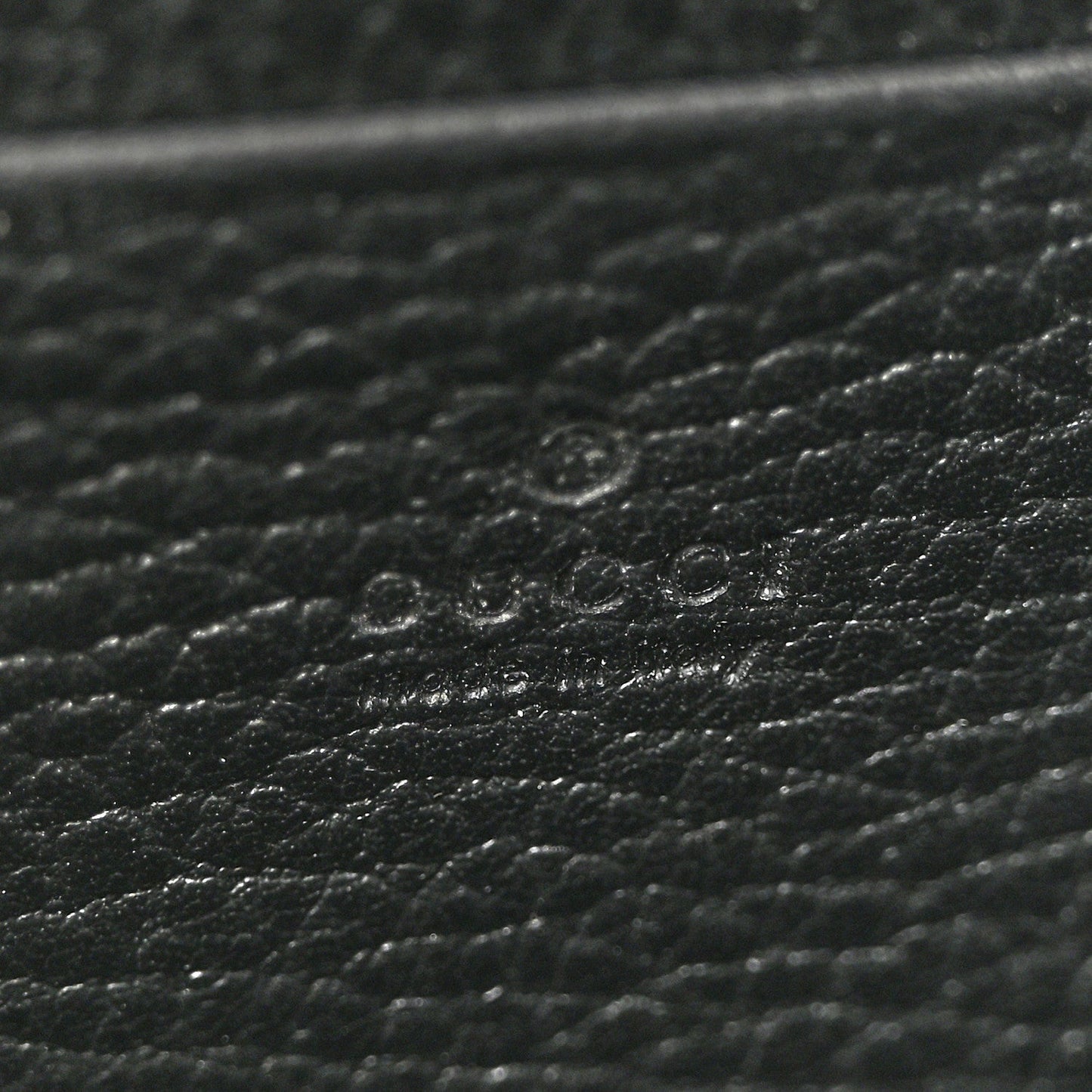 Calfskin Mini Dionysus Chain Wallet Black