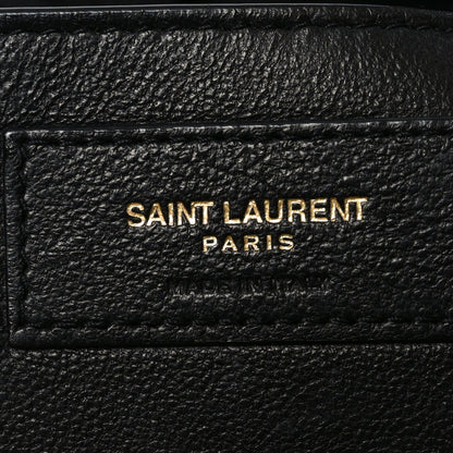 Lambskin Matelasse Monogram Large Jamie 4.3 Black