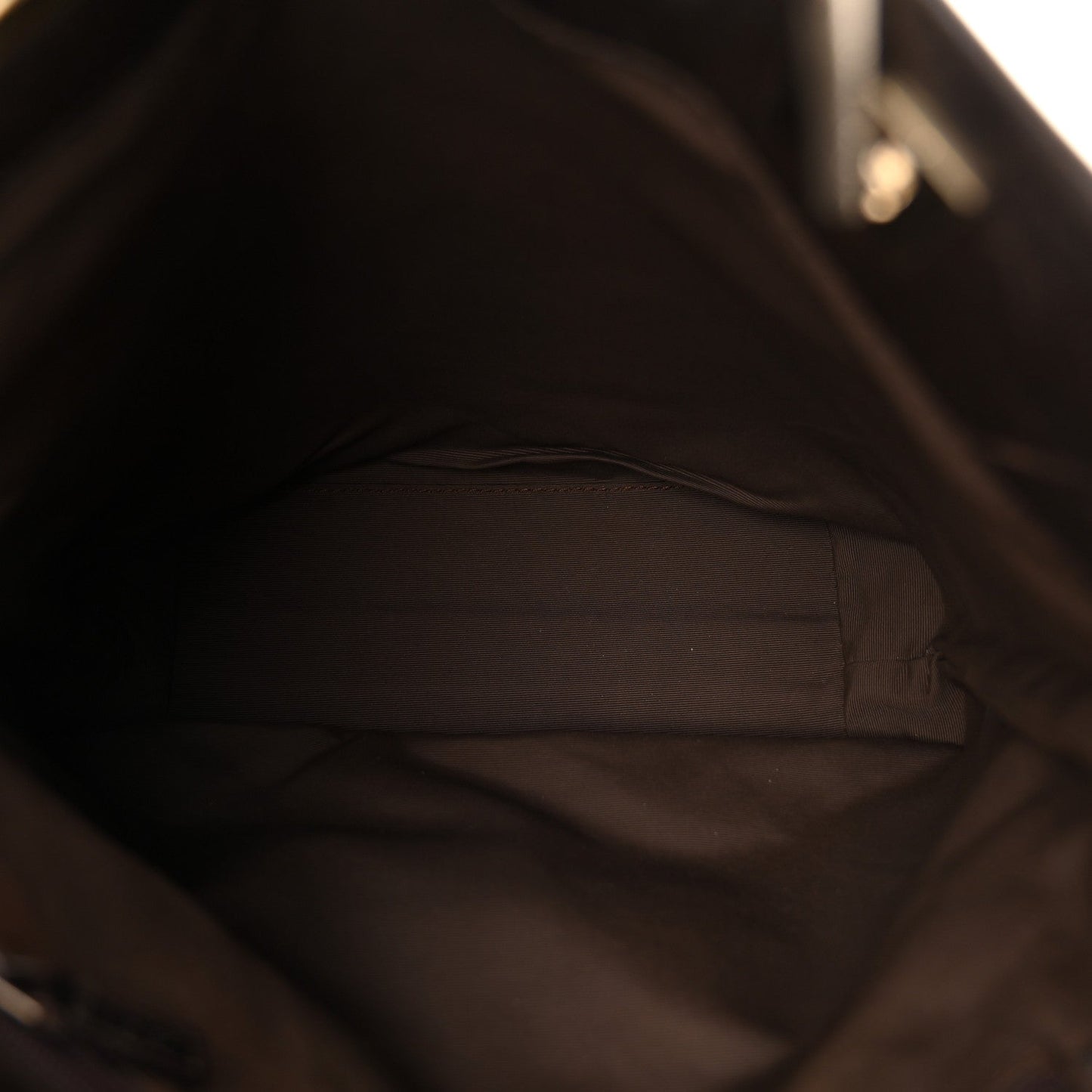 Monogram Small Bucket Tote Dark Brown