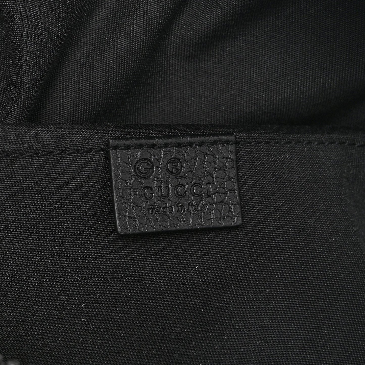 Nylon Monogram Fanny Pack Belt Bag Black
