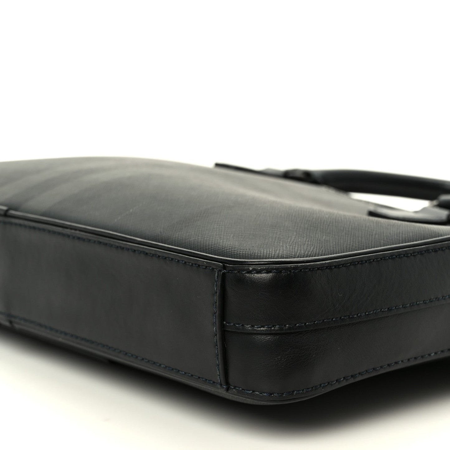 London Check Ainsworth Briefcase Dark Charcoal