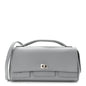 Smooth Calfskin Small Bel Air Clutch On Strap Cloud Grey