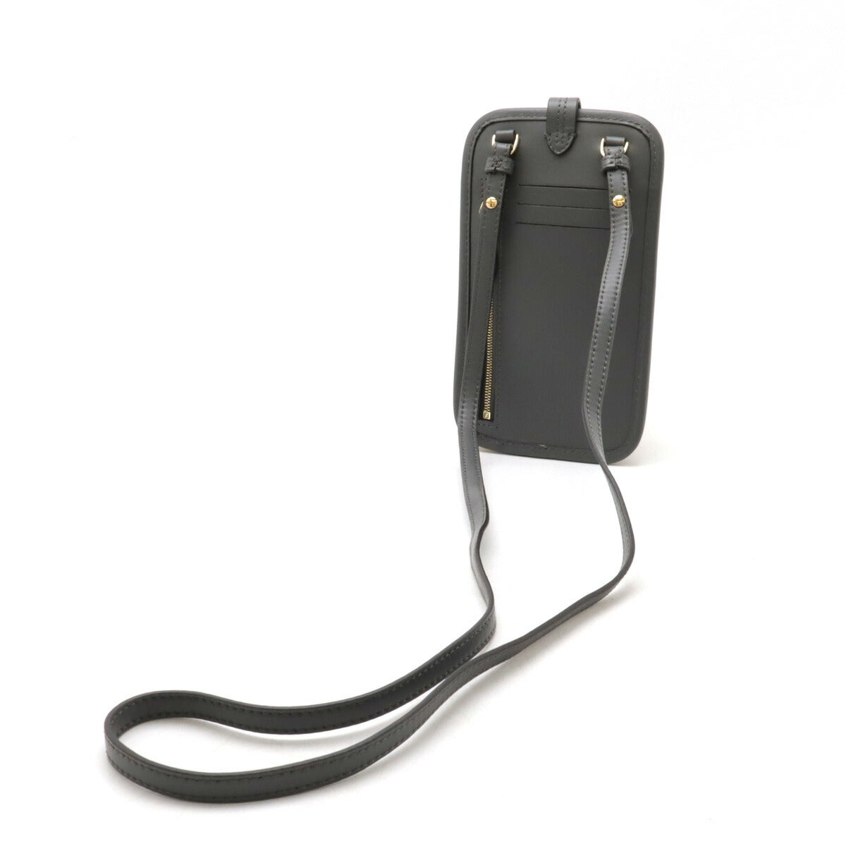 Fendi Zucca Viscose Leather Phone Pouch Shoulder Bag
