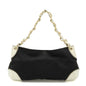 Chanel Coco Mark Canvas Leather Shoulder Bag