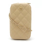 Chanel Caviar Skin Matelasse Coco Mark Phone Shoulder Bag A70655