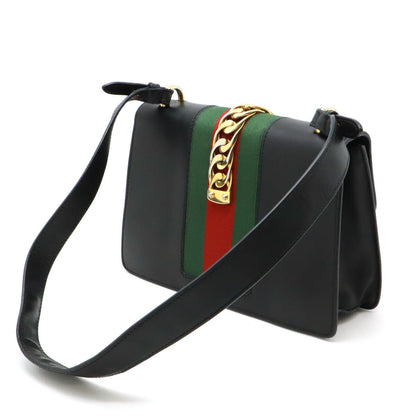 Gucci Leather Sylvie Shoulder Bag 421882