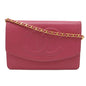 Chanel Caviar Leather Coco Mark Chain Wallet 2way Shoulder Bag A13509