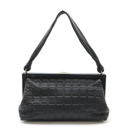 Chanel Choco Bar Lambskin 2way Shoulder Bag