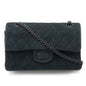 Chanel Suede 2.55 Matelassé Double Flap Chain Shoulder Bag A37586