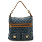 Louis Vuitton Monogram Denim Baggy GM Shoulder Bag Blue M95048