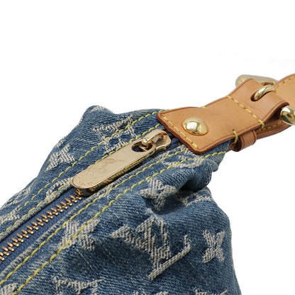 Louis Vuitton Monogram Denim Baggy GM Shoulder Bag Blue M95048