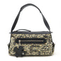 Chanel Icon Print Tweed Leather Shoulder Bag