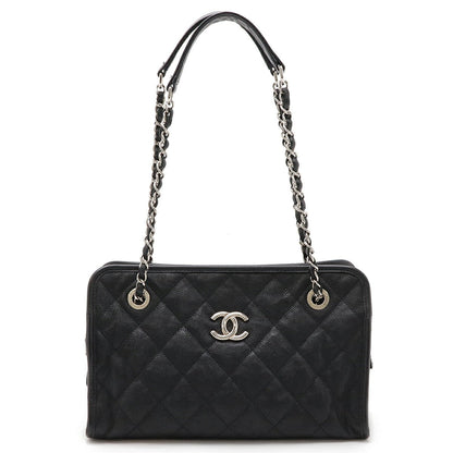 Chanel Caviar Matelasse Coco Mark Shoulder Bag A66805
