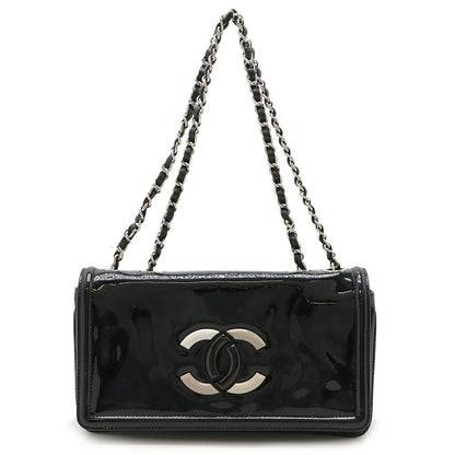 Chanel Enamel/Lambskin Lipstick Coco Mark Chain Shoulder Bag