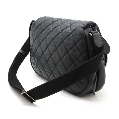 Chanel Coated Nylon Leather Coco Cocoon Matelasse 2way Shoulder Bag