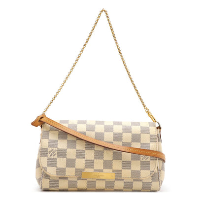Louis Vuitton Favorite PM Damier Azur 2way Shoulder Bag