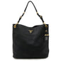 Prada VIT.DAINO Shoulder Bag Leather Black BR4892