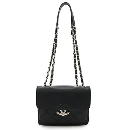 Chanel Half Coco Leather Shoulder Bag