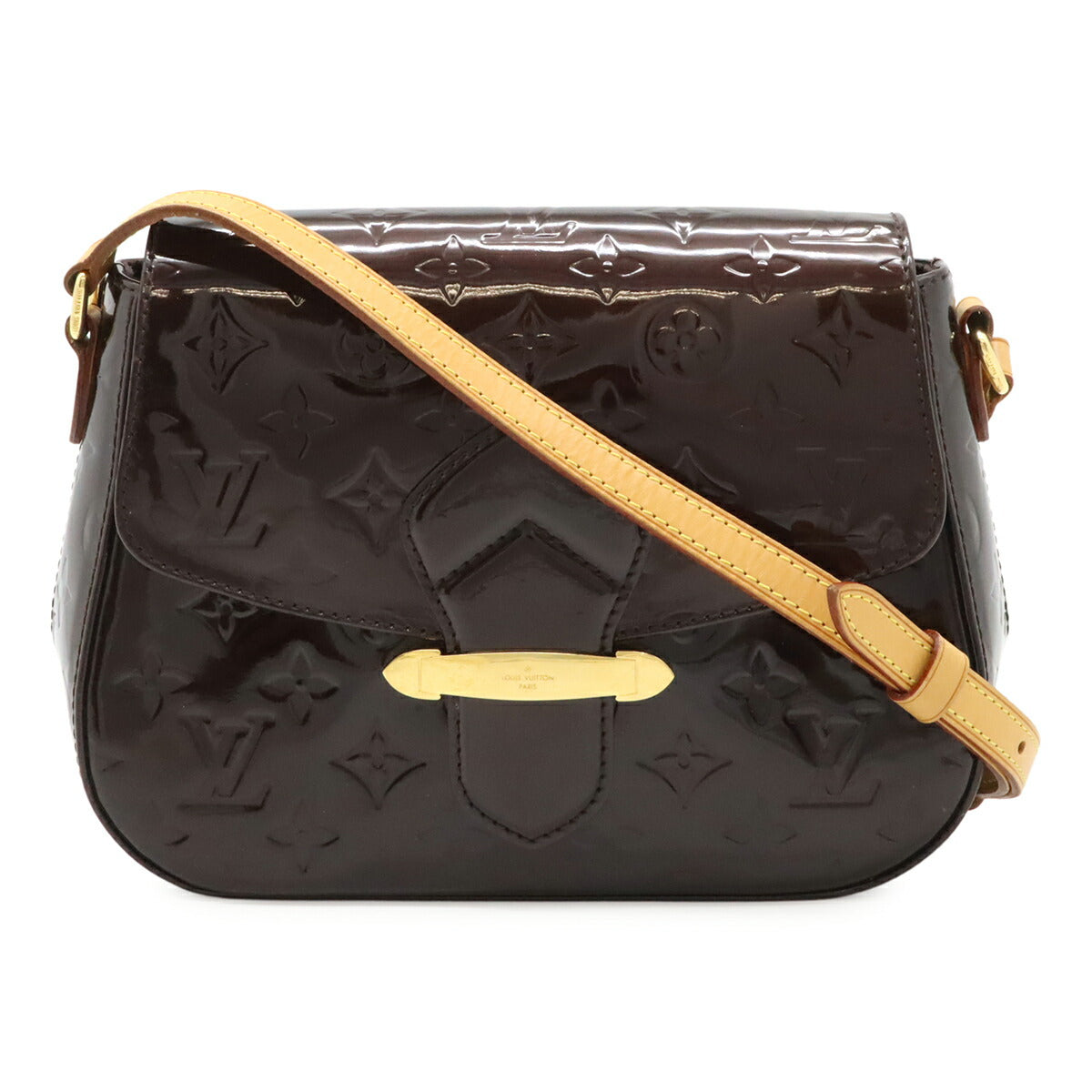 Louis Vuitton Belle Flower GM Monogram Vernis Shoulder Bag