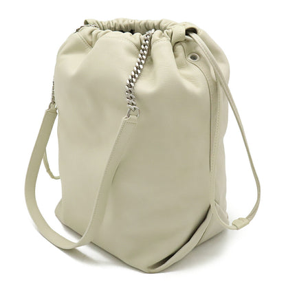 Saint Laurent TEDDY POCHON Leather Shoulder Bag