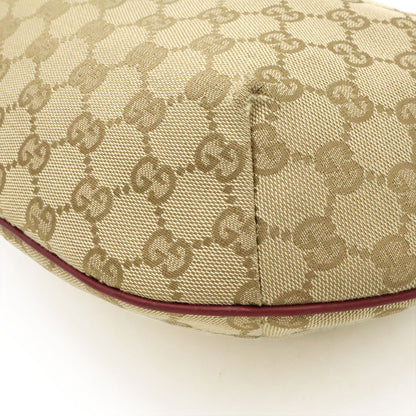 Gucci GG Canvas Leather Shoulder Bag