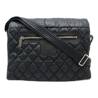 Chanel Coco Cocoon Nylon Leather Shoulder Bag