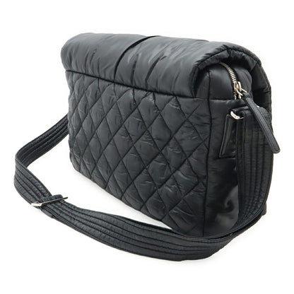 Chanel Coco Cocoon Nylon Leather Shoulder Bag