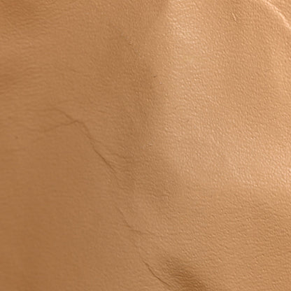 Caviar Quilted Jumbo Double Flap Beige Clair