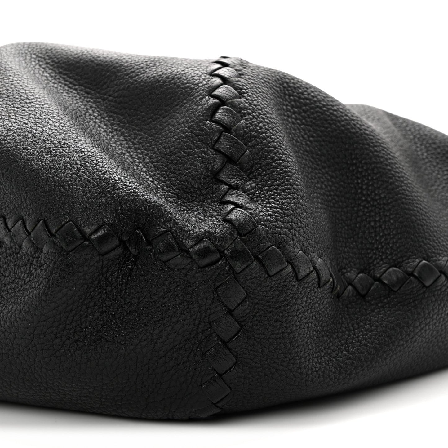 Cervo Deerskin Large Hobo Black