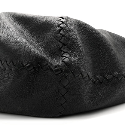 Cervo Deerskin Large Hobo Black