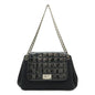 Chanel 2.55 Cotton Patent Leather Shoulder Bag