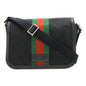 Gucci Web Stripe Nylon Canvas Shoulder Bag