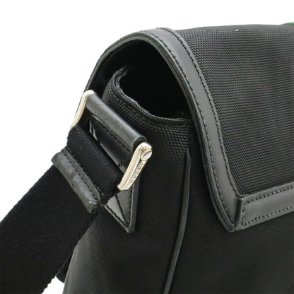 Gucci Web Stripe Nylon Canvas Shoulder Bag