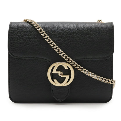 Gucci Interlocking G Leather Shoulder Bag