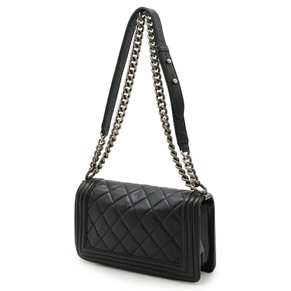 Chanel Boy Chanel Matelasse Calfskin Shoulder Bag