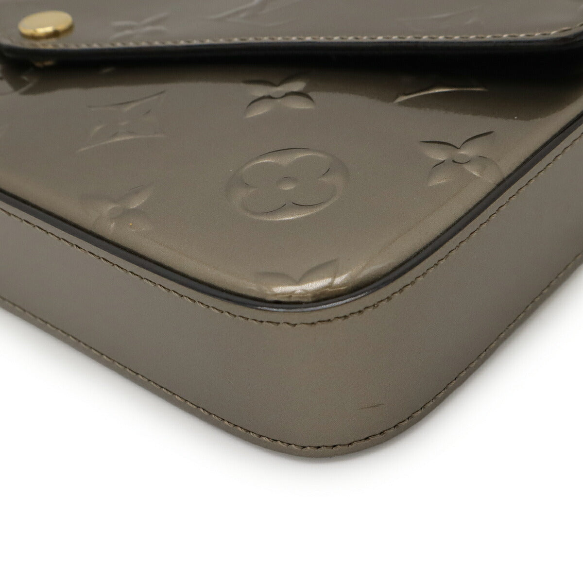Louis Vuitton Pochette Felicie Monogram Vernis 2way Shoulder Bag