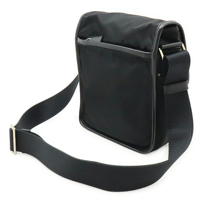 Prada Nylon Leather Shoulder Bag