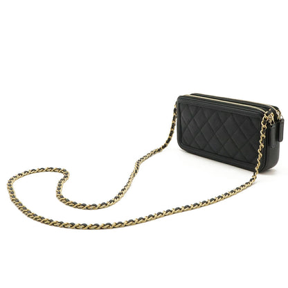 Chanel CC Filigree Caviar Skin 2way Shoulder Bag