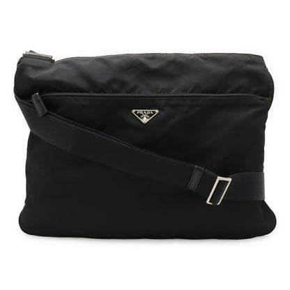 Prada Nylon Leather Shoulder Bag
